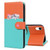Cute Pet Series Color Block Buckle Leather Phone Case