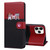 Cute Pet Series Color Block Buckle Leather Phone Case