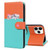 Cute Pet Series Color Block Buckle Leather Phone Case