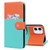Cute Pet Series Color Block Buckle Leather Phone Case