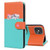 Cute Pet Series Color Block Buckle Leather Phone Case