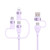USAMS US-SJ646 U85 2m PD100W 6 in 1 Alloy Multifunctional Fast Charging Cable