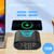 15W LED Mirror Wireless Charger Desktop Multifunctional Mini Clock