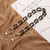 L204 Acrylic Handmade Chain Phone Lanyard with Gasket