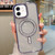 MagSafe Magnetic Transparent TPU Electroplated Phone Case