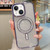 MagSafe Magnetic Transparent TPU Electroplated Phone Case
