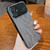 Wood Grain Large Window Electroplated + Acrylic Phone Case