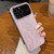 Wood Grain Large Window Electroplated + Acrylic Phone Case