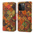 Denior Flower Language Series Cork Fabric Oil Edge Leather Phone Case