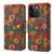 Denior Flower Language Series Cork Fabric Oil Edge Leather Phone Case