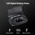 TWS Ear-Mounted LED Digital Display Noise Reduction Bluetooth Earphones With Power Bank Function