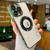 Transparent Electroplated PC MagSafe Phone Case