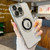 Transparent Electroplated PC MagSafe Phone Case
