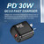 PD30W USB-C / Type-C + QC3.0 USB Dual Port Charger for iPhone 15 / iPad Series, AU Plug