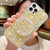 Starry Sequin Round Mirror Stand Epoxy TPU Phone Case