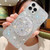 Starry Sequin Round Mirror Stand Epoxy TPU Phone Case