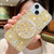 Starry Sequin Round Mirror Stand Epoxy TPU Phone Case