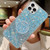 Starry Sequin Round Stand Epoxy TPU Phone Case