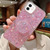 Starry Sequin Round Stand Epoxy TPU Phone Case