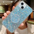 Starry Sequin Round Stand Epoxy TPU Phone Case