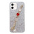 Starry Sequin Love Gem Chain Epoxy TPU Phone Case