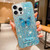 Starry Sequin Rhinestones Butterfly Epoxy TPU Phone Case