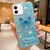Starry Sequin Rhinestones Butterfly Epoxy TPU Phone Case