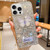 Starry Sequin Rhinestones Butterfly Epoxy TPU Phone Case