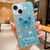 Starry Sequin Rhinestones Butterfly Epoxy TPU Phone Case