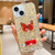 Starry Sequin Rhinestones Butterfly Epoxy TPU Phone Case