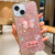 Starry Sequin Rhinestones Butterfly Epoxy TPU Phone Case