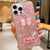 Starry Sequin Rhinestones Butterfly Epoxy TPU Phone Case
