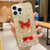 Starry Sequin Rhinestones Butterfly Epoxy TPU Phone Case