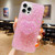 Starry Sequin Heart Stand Epoxy TPU Phone Case