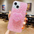 Starry Sequin Heart Stand Epoxy TPU Phone Case
