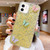 Starry Sequin Rhinestones Color Butterflies Epoxy TPU Phone Case