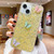 Starry Sequin Rhinestones Color Butterflies Epoxy TPU Phone Case