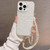 Shell Texture Crossbody Pearl Chain TPU Hybrid Acrylic Phone Case