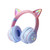 BT612 LED Cat Ear Single Sound Folding Bluetooth Earphone with Microphone