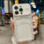 Large Window PC Hybrid TPU Phone Case with Card Slot
