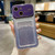 Large Window Gradient Glitter Phone Case with Card Slot
