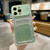 Large Window Gradient Glitter Phone Case with Card Slot