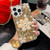 Sunflower Holder Hand-set Diamond PC Phone Case