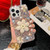 Sunflower Holder Hand-set Diamond PC Phone Case