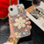 Sunflower Holder Hand-set Diamond PC Phone Case