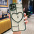 Electroplating 3D Love TPU Phone Case