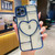Electroplating 3D Love TPU Phone Case