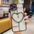 Electroplating 3D Love TPU Phone Case