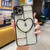 Electroplating 3D Love TPU Phone Case