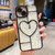 Electroplating 3D Love TPU Phone Case